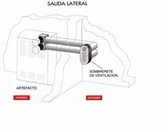 Calefactor CTZ - Línea Compacta - 6000 Cal. - Salida Lateral - MTE