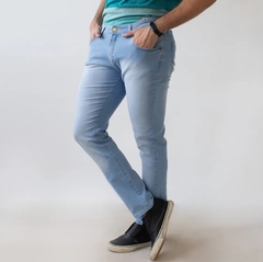 Calça Jeans Skinny Azul Claro