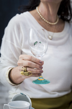 Taça de vinho - Coleção Maria Eugenia na internet