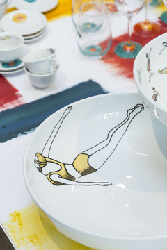 Saladeira G de porcelana - Coleção Maria Eugenia - loja online