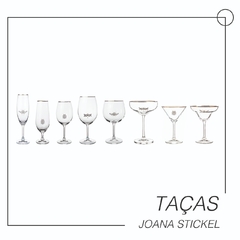 Taça de vinho tinto - Coleção Insetos da Sorte - Joana Stickel - Taças e louças assinadas Massa Branca 