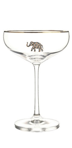 Taça vintage de champanhe - Coleção Animais da Sorte - Joana Stickel - comprar online