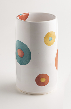 Vaso de cerâmica G - Coleção Maria Eugenia