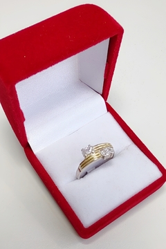 Anillo plata y oro - comprar online