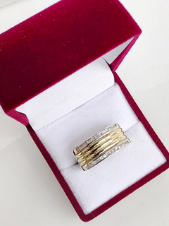 Anillo plata y oro - comprar online