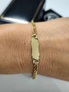 Pulsera identidad oro 18kts - comprar online