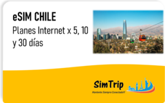 ESIM (SIM VIRTUAL) INTERNET CHILE - Planes desde 7GB a 20GB