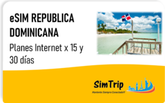 ESIM (SIM VIRTUAL) INTERNET REP DOMINICANA - Planes de Internet por 15 y 30 días