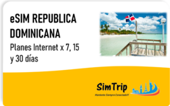 ESIM (SIM VIRTUAL) INTERNET REP DOMINICANA - Planes de Internet por 7, 15 y 30 días