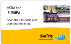 ESIM (SIM VIRTUAL) EUROPA - Planes desde 10GB a 50GB de Internet x 30 días