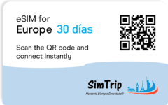 ESIM EUROPA 30 DIAS - Planes desde 15GB a 60GB de Internet