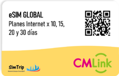 eSIM GLOBAL - Internet en 146 Países x 10, 15, 20 y 30 días