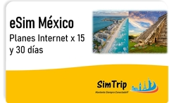 ESIM (SIM VIRTUAL) INTERNET MEXICO - Planes de Internte desde 2GB a 5GB