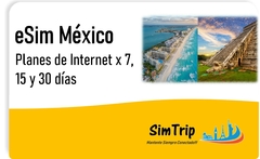 ESIM (SIM VIRTUAL) INTERNET MEXICO - Planes de Internte desde 1GB a 5GB x 7, 15 y 30 días