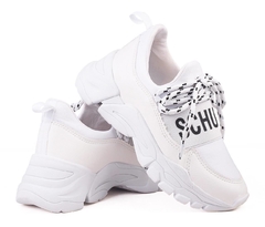 Tênis Sneaker Chunky Branco Feminino Lançamento Promoção - loja online