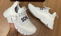 Tênis Sneaker Chunky Branco Feminino Lançamento Promoção - comprar online