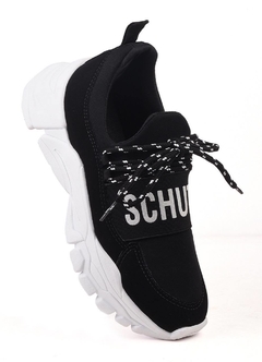 Tênis Sneaker Chunky Preto Feminino Lançamento Promoção - Linc Calçados