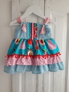 Vestido manzanitas - 6 a 9 meses