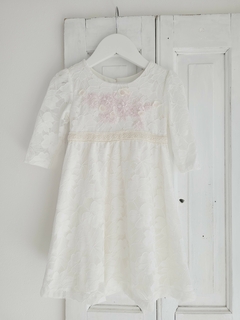 vestido Clementina Natural - 3 a 4 años