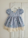 Vestidito celestia - 9 a 12 meses