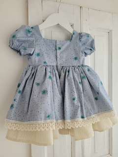 Vestidito celestia - 9 a 12 meses - Lelé