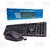 Kit Teclado Mouse Multimídia S/ Fio Wireless Usb