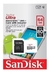 Cartão de Memória SanDisk 64GB Ultra com Adaptador SD