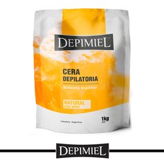 Cera Depilatoria Sistema Español Natural/Miel x 1 Kg - DEPIMIEL