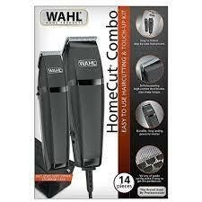 Wahl Combo Black - Maquina y Patillera + 14 accesorios