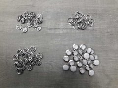 Broche perla ( art 3804 ) de 11 mm x 200 unidades - NIQUEL BRILLANTE - COLOR BLANCO ( APTO TENIDO )