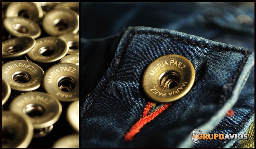 cómo colocar botón metálico a jeans 