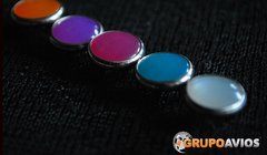Broche perla ( art 3803 ) de 11 mm x 200 unidades - NIQUEL BRILLANTE - color perla ( APTO TENIDO ) - GRUPO AVIOS