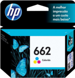 CART HP 662 COLOR (CZ104AB) - Fighter Informática Suprimentos e Personalizações