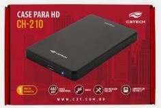 GAVETA P/HD 2.5" C3TECH CH-210BK