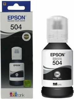 REFIL EPSON 504 PRETO 127-ML P/L4150/L4160/L6171 T504122-AL