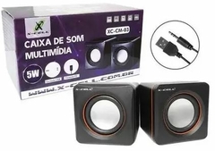 CAIXA DE SOM (PAR) USB 6W RMS NOTEBOOK PC XC-CM-04 X-CELL - comprar online