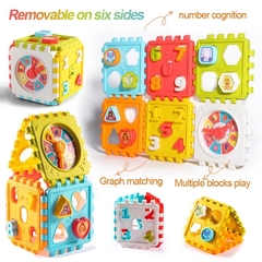 Cubo De Encaixe Brinquedo Infantil Didático Baby Educativo