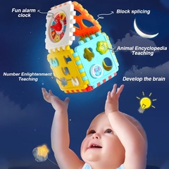 Cubo De Encaixe Brinquedo Infantil Didático Baby Educativo