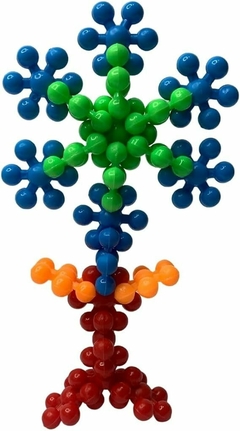 Brinquedo Montar Encaixar Estrela Plukt Criativo Educativo 100 Peças na internet