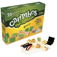 Carimbos ABC Ilustrado 28 Pças