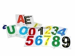 Alinhavos Números e Vogais 15 Placas