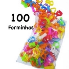 100 Forminhas de Modelar + 200 Letras e Números - loja online