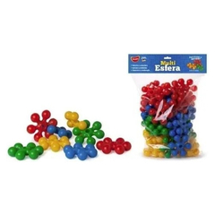 Brinquedo Educativo Polibol 80 Pças - Blocos De Montar - BRINQUEDOS E UTILIDADES 