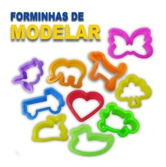 500 Forminhas De Massinha De Modelar Molde Cortador - BRINQUEDOS E UTILIDADES 