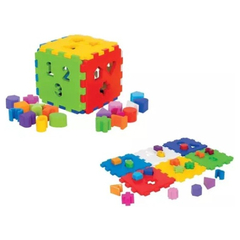 Brinquedo Educativo Didático Cubo De Montar