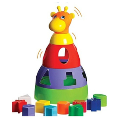 Kit Brinquedo Educativo Didático Cubo + Torre De Montar - BRINQUEDOS E UTILIDADES 