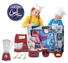 Kit Chef Kids Little Com Batedeira E Acessorios 9 Pecas