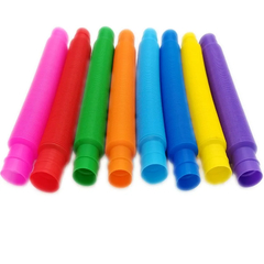Tubo telescópico pop colorido, alongamentos tubo ondulado, Stress Relief Toy pa - comprar online
