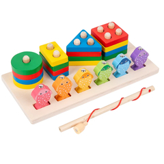 Brinquedos Educativos para Crianças Montessori, Forma, Quebra-cabeças Escolar, - comprar online