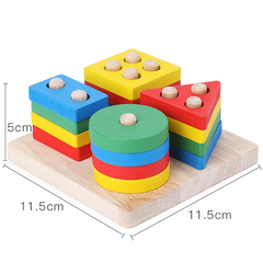 Prancha De Seleção Colorida Montessori Brinquedos - BRINQUEDOS E UTILIDADES 